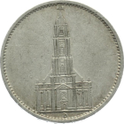 3. Reich 5 Mark 1935 D - Garnisonskirche von Potsdam